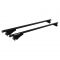 MENABO ΜΠΑΡΕΣ ΟΡΟΦΗΣ ΑΛΟΥΜΙΝΙΟΥ TIGER BLACK 118.5 cm ΣΕ ΜΑΥΡΟ ΧΡΩΜΑ ΓΙΑ Audi A5 (B10) 5 doors Avant 2024> ΜΕ FLUSH ή RAISED RAILS - 2 ΤΕΜ. (8590/MB)