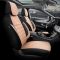 Καλύμματα Αυτοκινήτου Otom Pro Design Universal Βαμβακερό Ύφασμα Rachel / Δερματίνη Σετ Εμπρός / Πίσω 11 Τεμαχίων Μαύρο / Μπεζ PRO-103