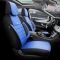 Καλύμματα Αυτοκινήτου Otom Pro Design Universal Βαμβακερό Ύφασμα Rachel / Δερματίνη Σετ Εμπρός / Πίσω 11 Τεμαχίων Μαύρο / Μπλε PRO-107