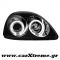 Φανάρι Εμπρός Μαύρο Toyota Yaris 98-04