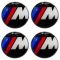 BMW (ΣΕΙΡΑ M) ΤΑΠΕΣ ΚΕΝΤΡΟΥ ΖΑΝΤΑΣ ΜΑΥΡΟ ΚΟΥΜΠΩΤΕΣ (ΕΣΩΤΕΡ. 64mm ΚΑΙ ΕΞΩΤΕΡ. 68mm) 4ΤΕΜ.