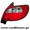 Φανάρι Πίσω Red Crystal Led Peugeot 206 98-09